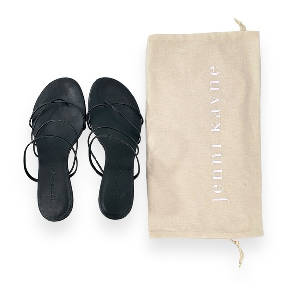 Jenni Kayne Black Strappy Sandals - Picture 8 of 12